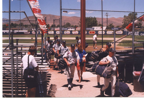 Leaving the field in Carson city